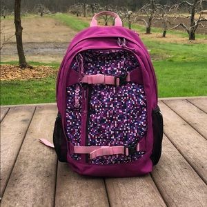 Pink small burton backpack